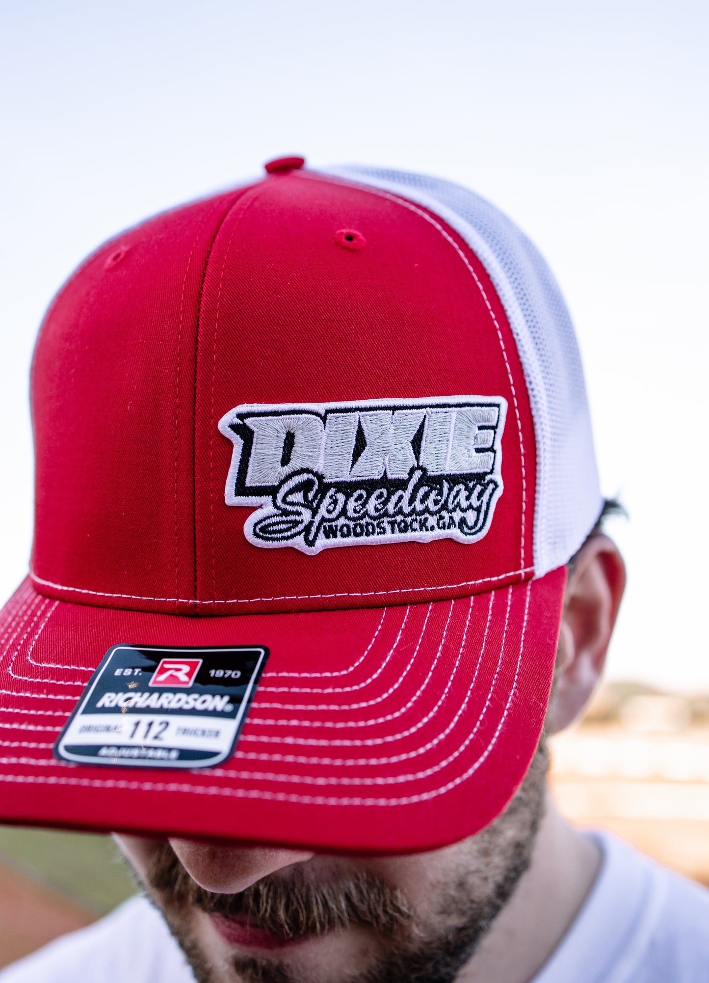 Dixie Speedway Side Logo Hat Red