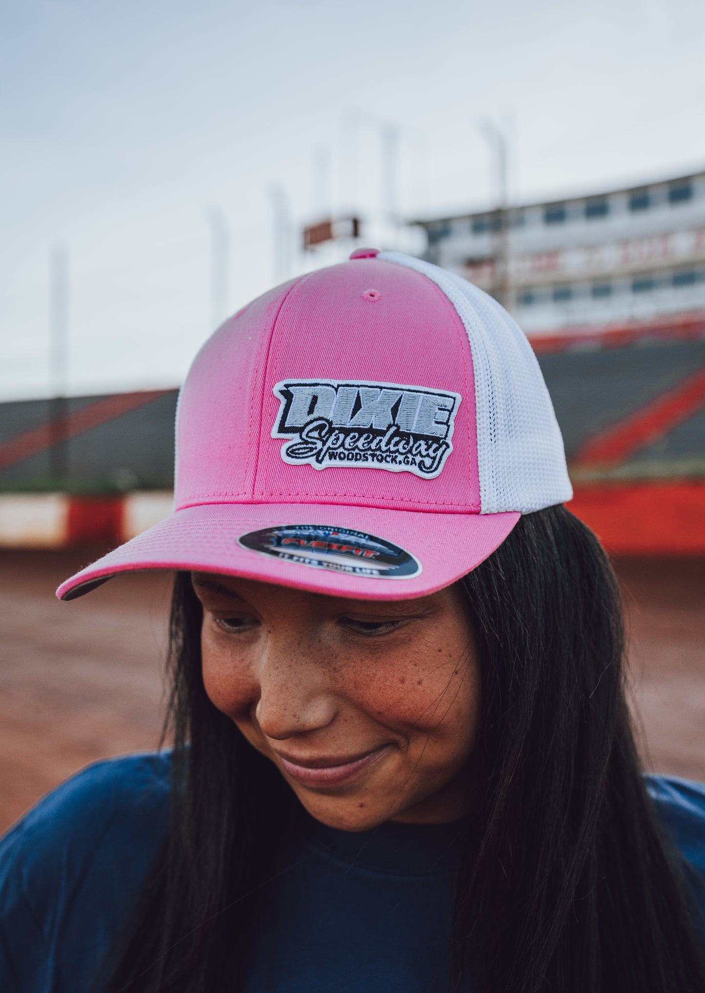 Dixie Speedway Side Logo Hat Pink