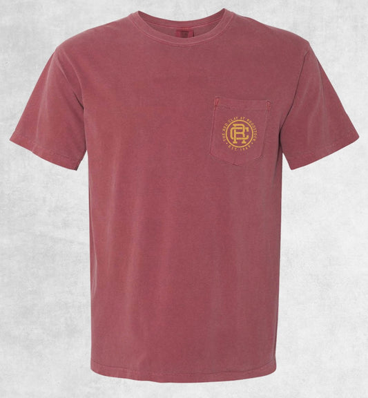 Dixie Speedway Race Track Mural Tee in Red